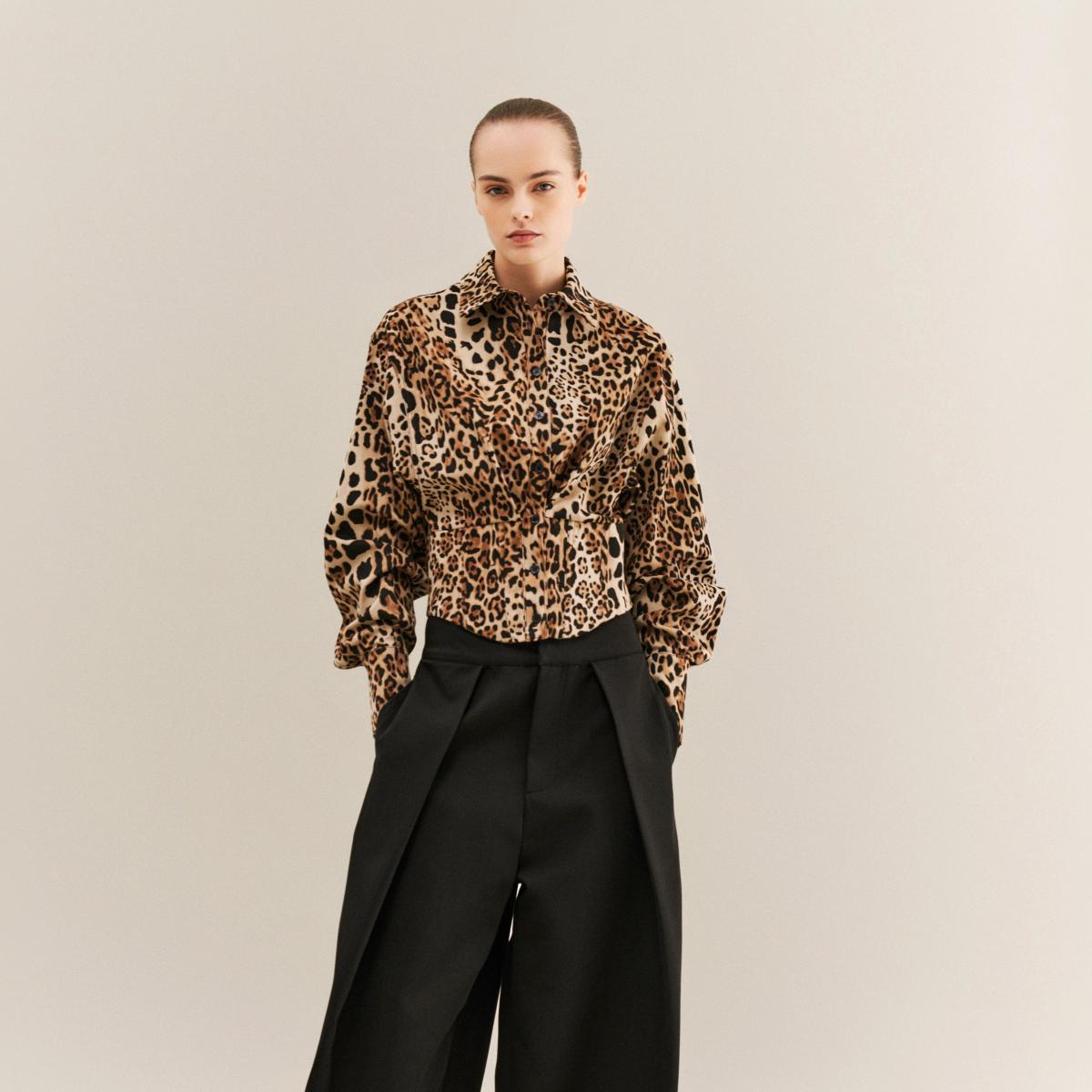 Camicia leopardata