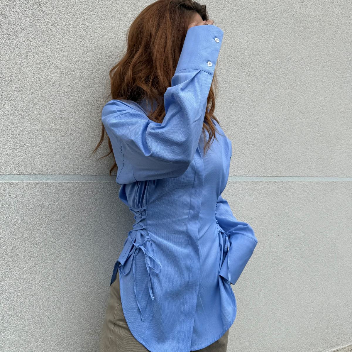 Camicia con lacci