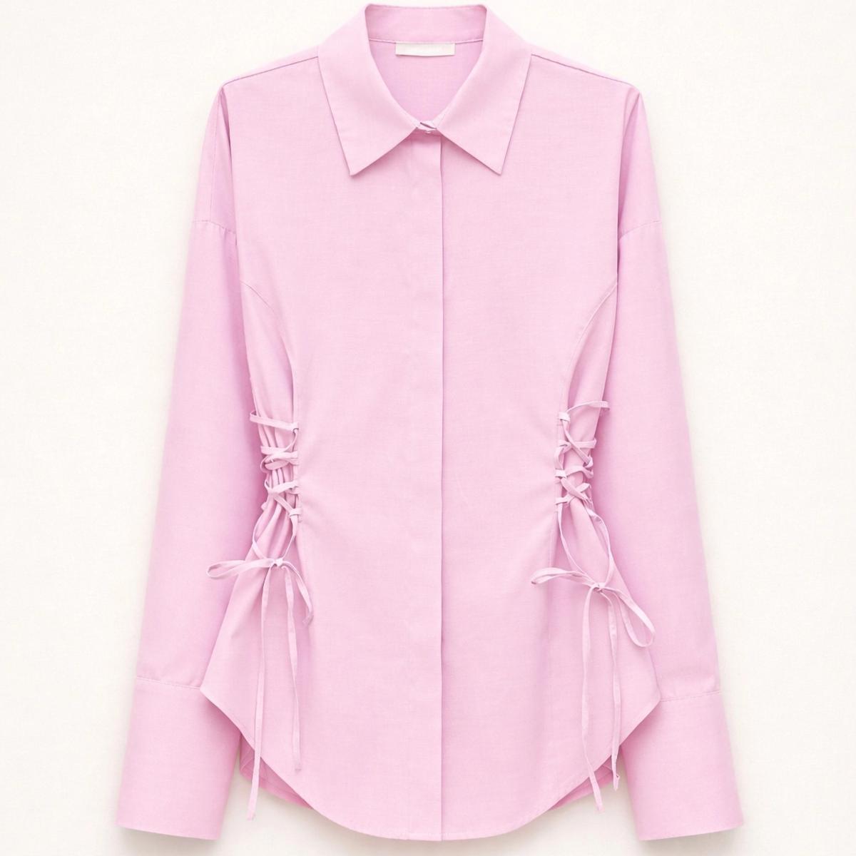 Camicia con lacci