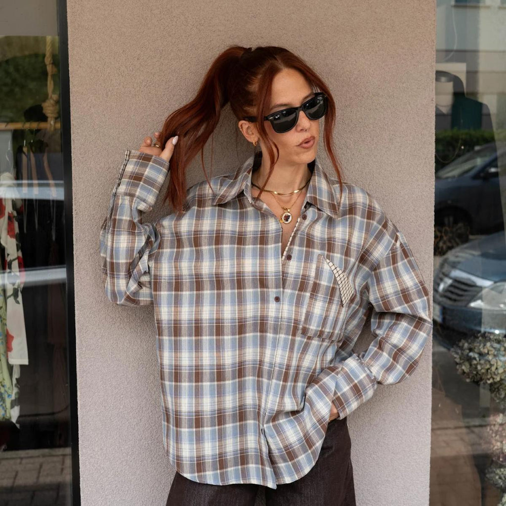 Camicia Quadri Over