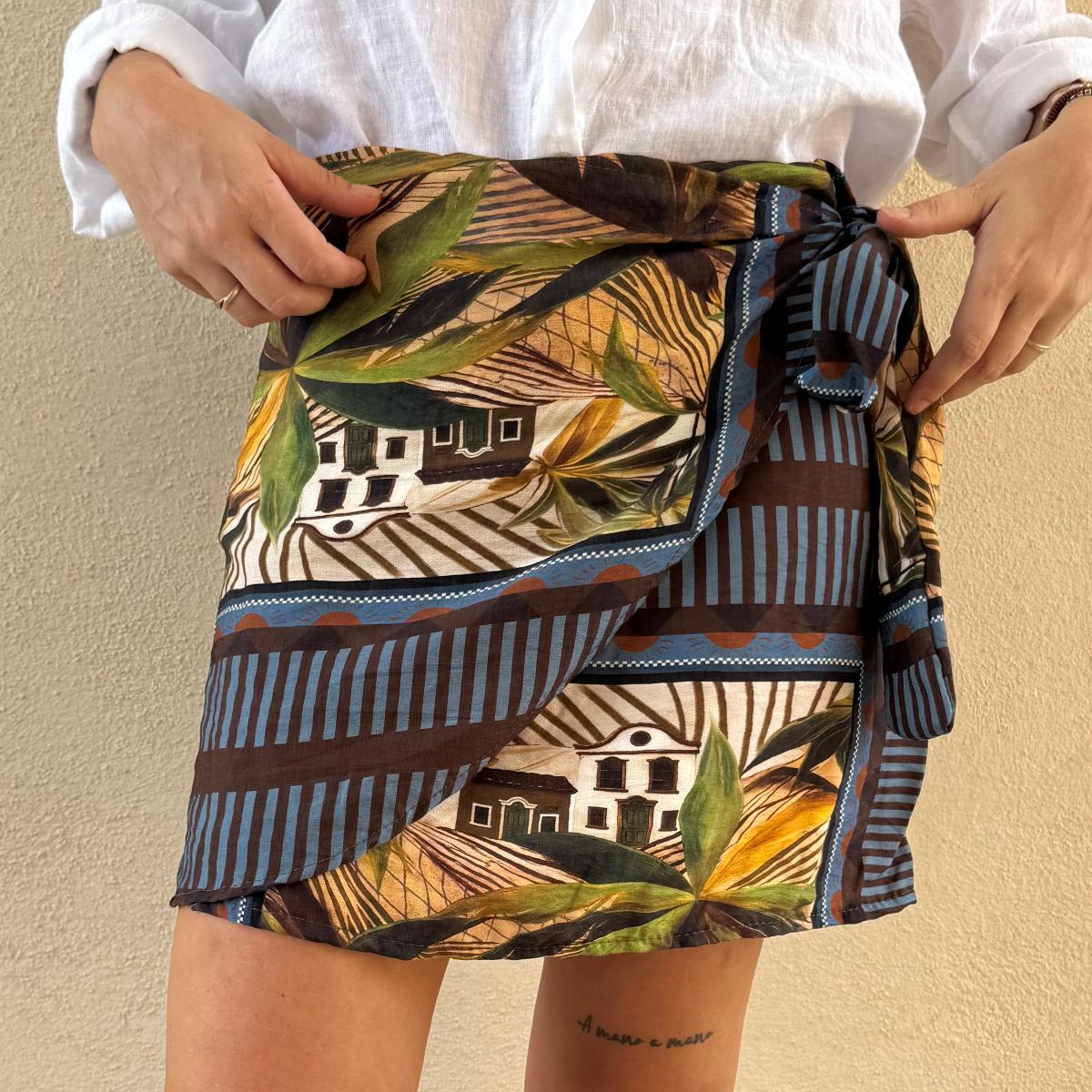 Completo estate: camicia in lino + pareo