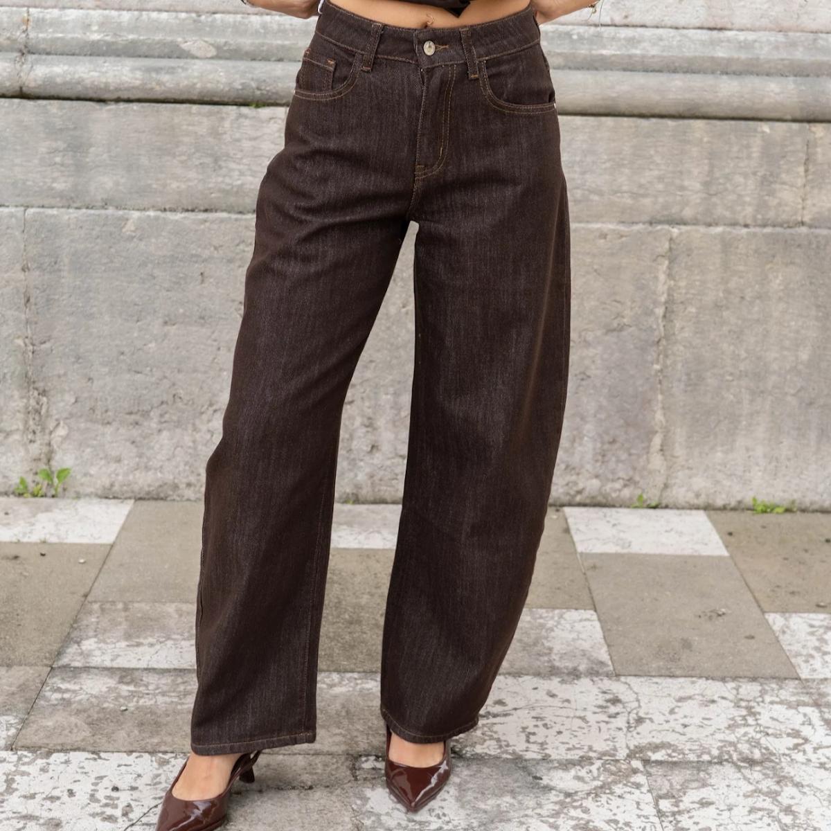 Jeans Balloon Marrone