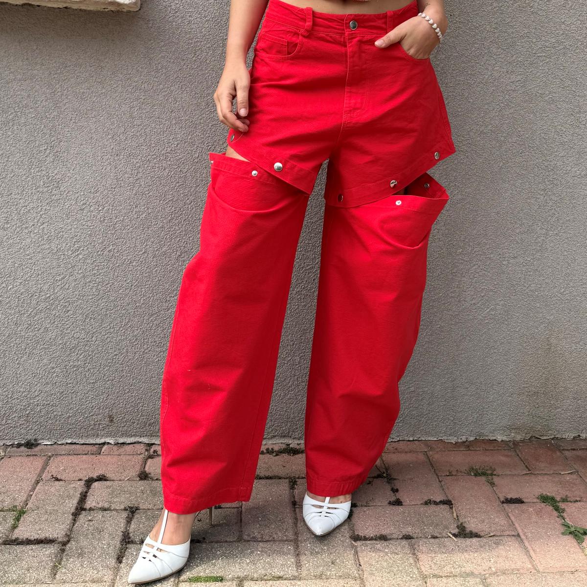 Jeans bottoni