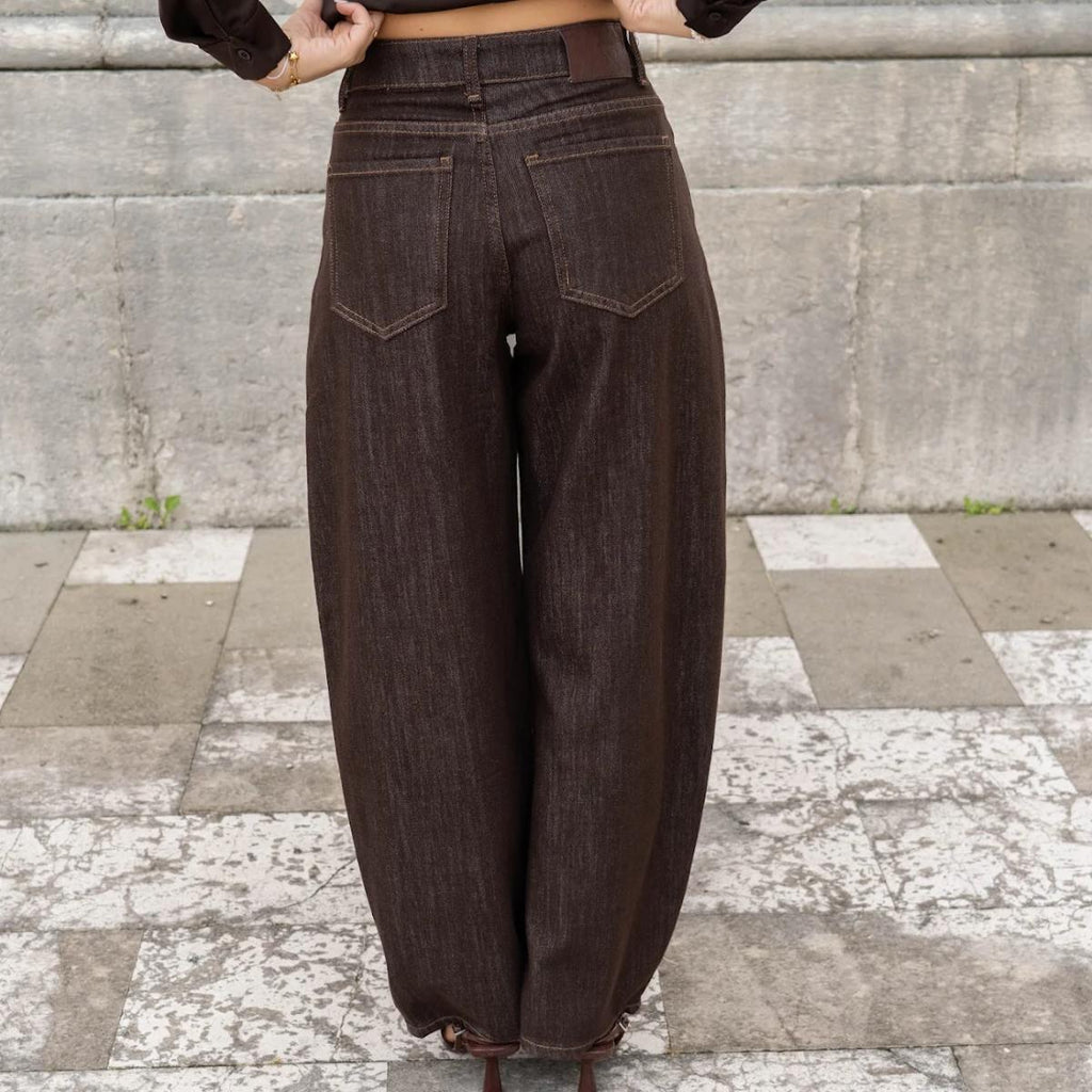 Jeans Balloon Marrone