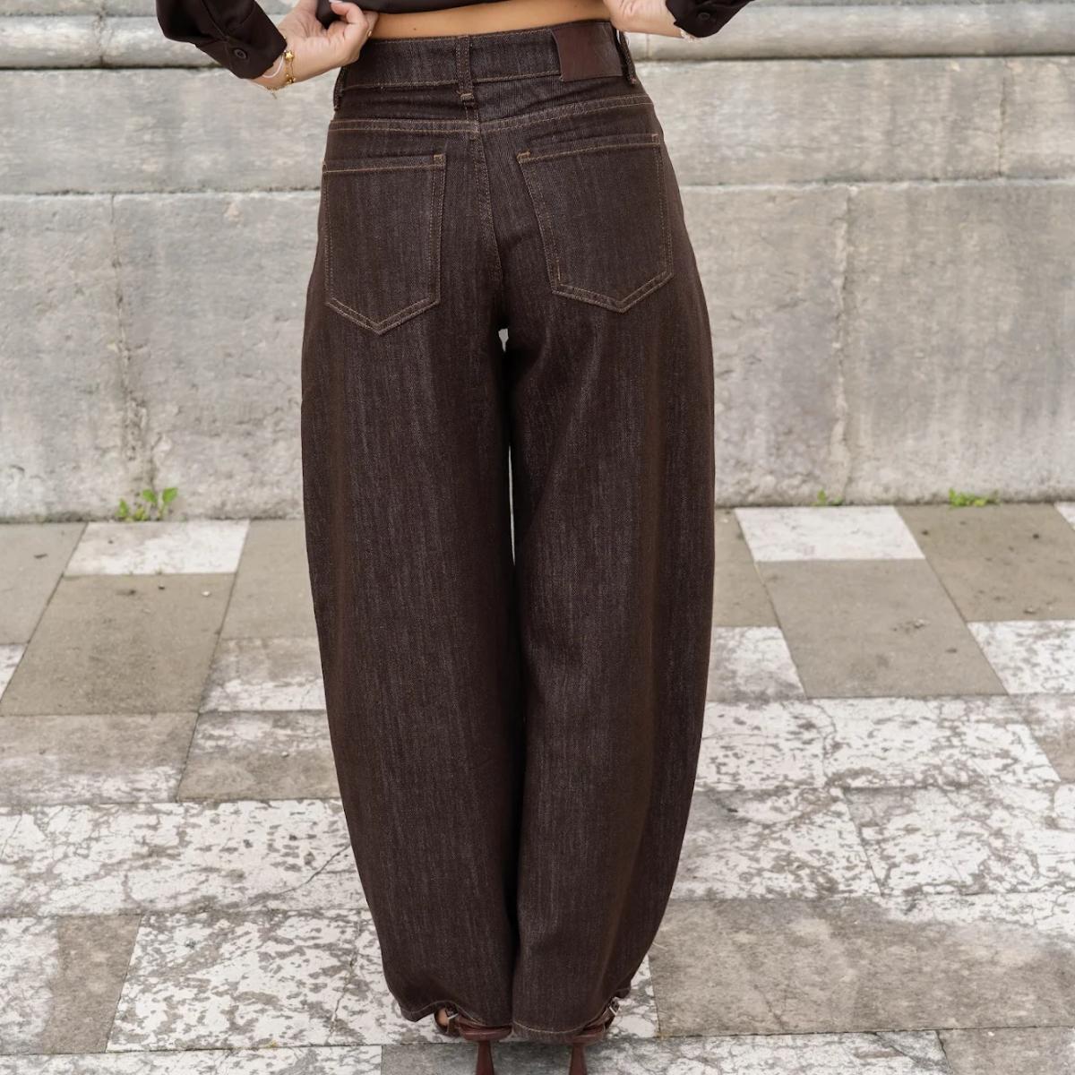 Jeans Balloon Marrone