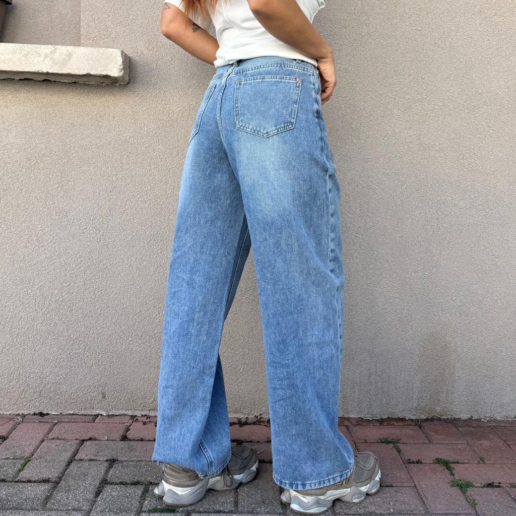Jeans chiusura laterale