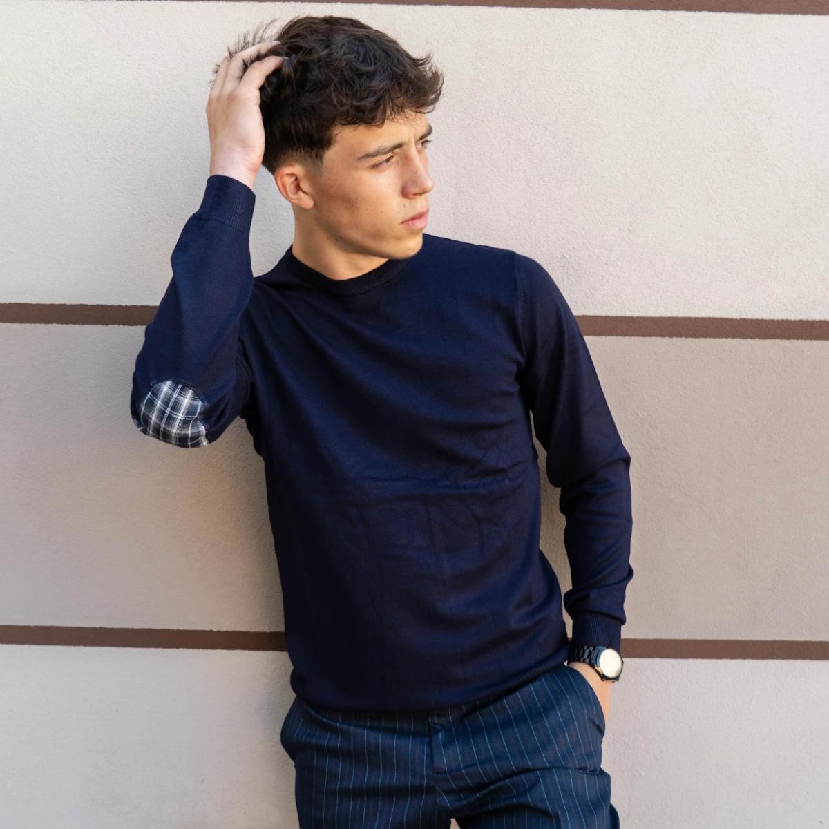 Maglia Girocollo con Toppa