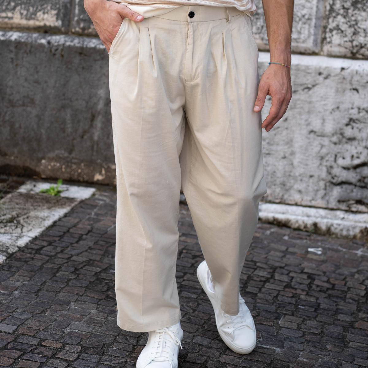 Pantalone gamba dritta