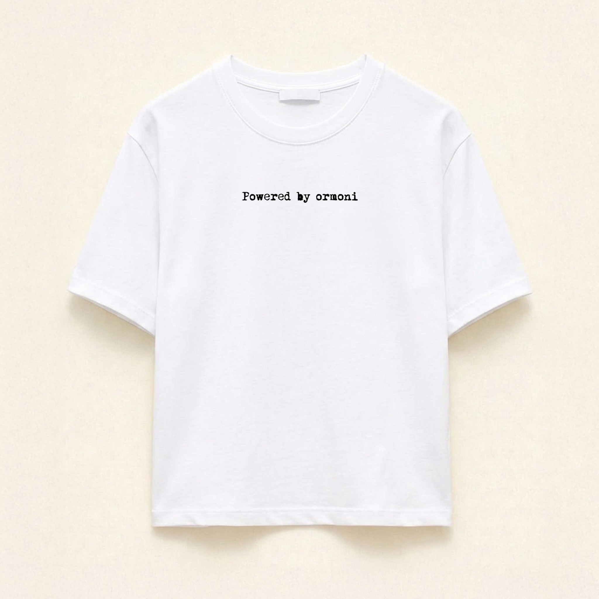 T-shirt powered by