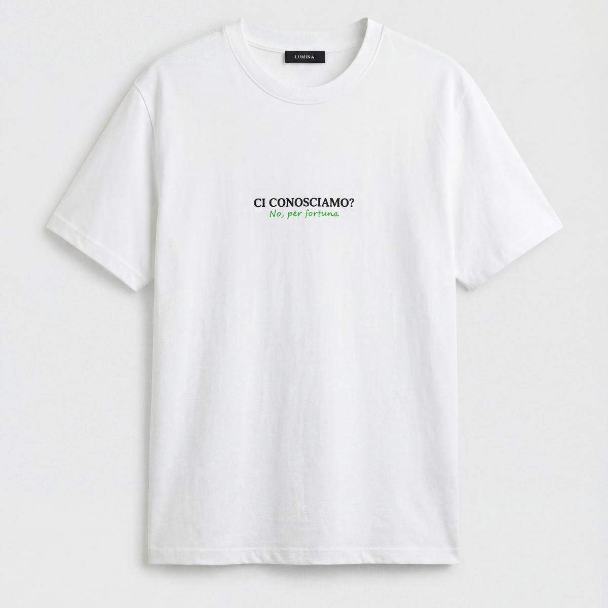 T-shirt scritta