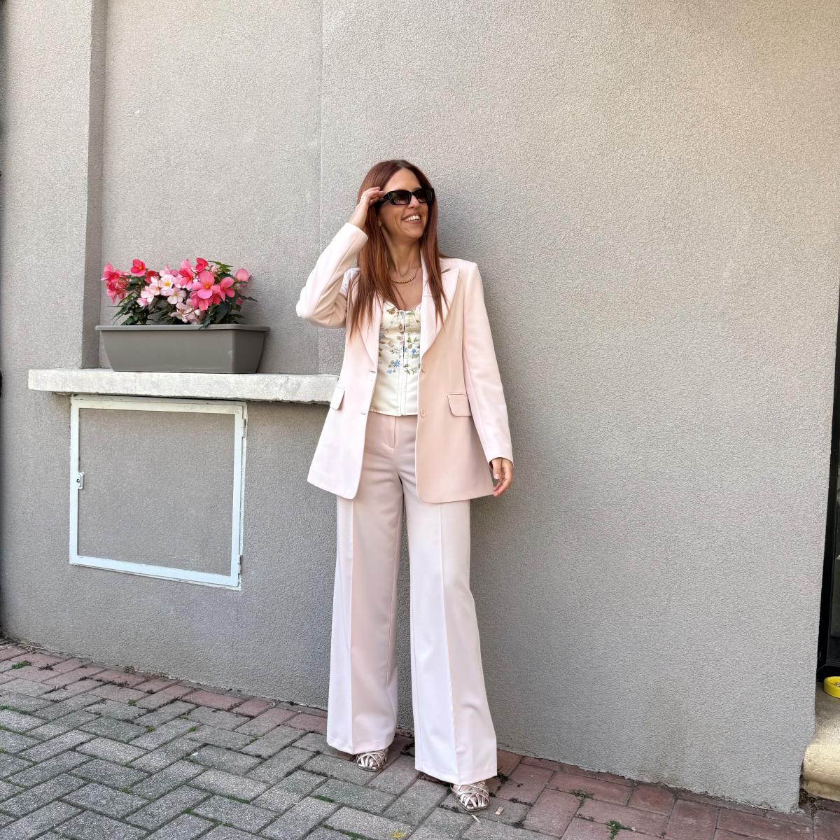 Tailleur rosa